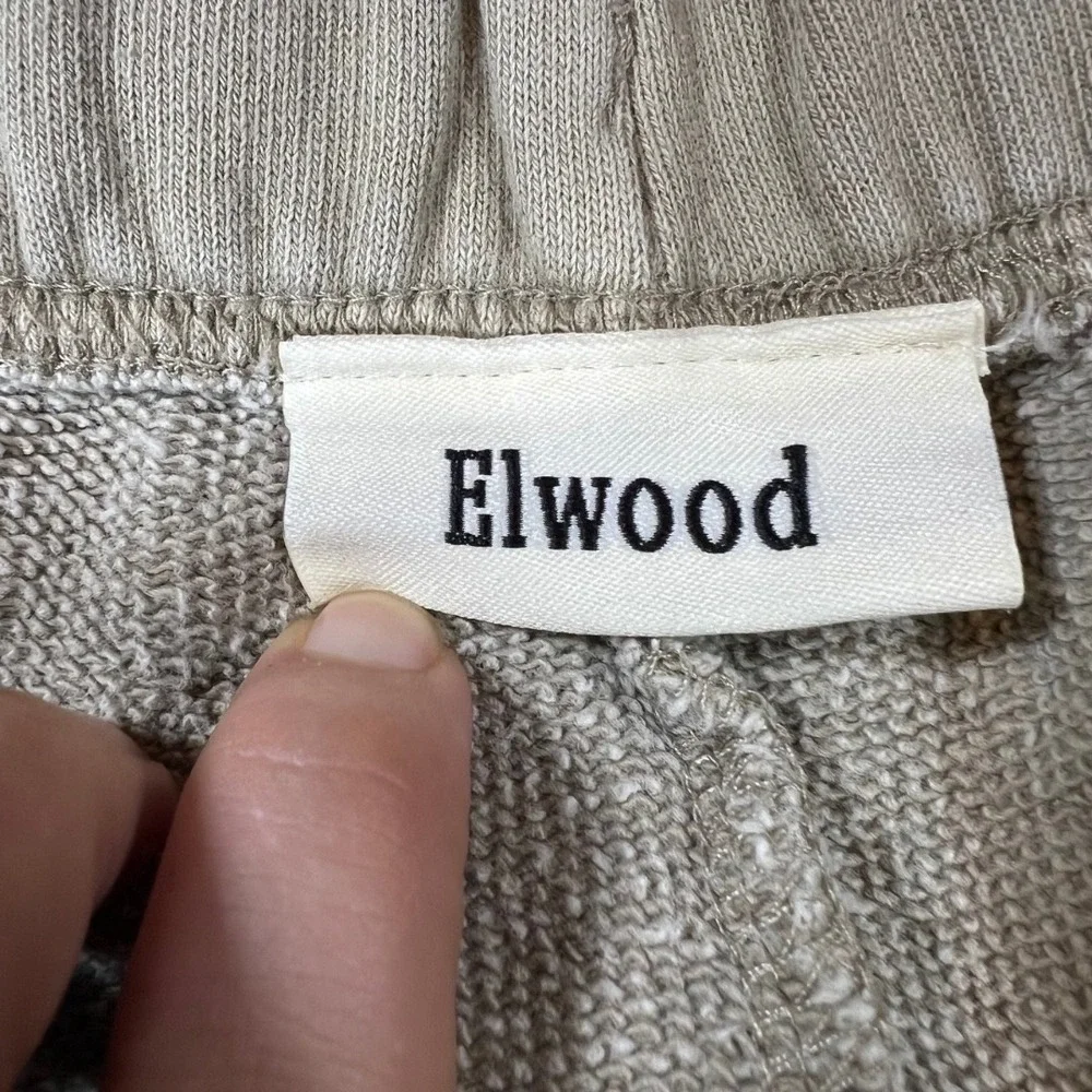 Elwood Sweat Shorts XXL Beige Organic Cotton Lounge Casual‎ Drawstring